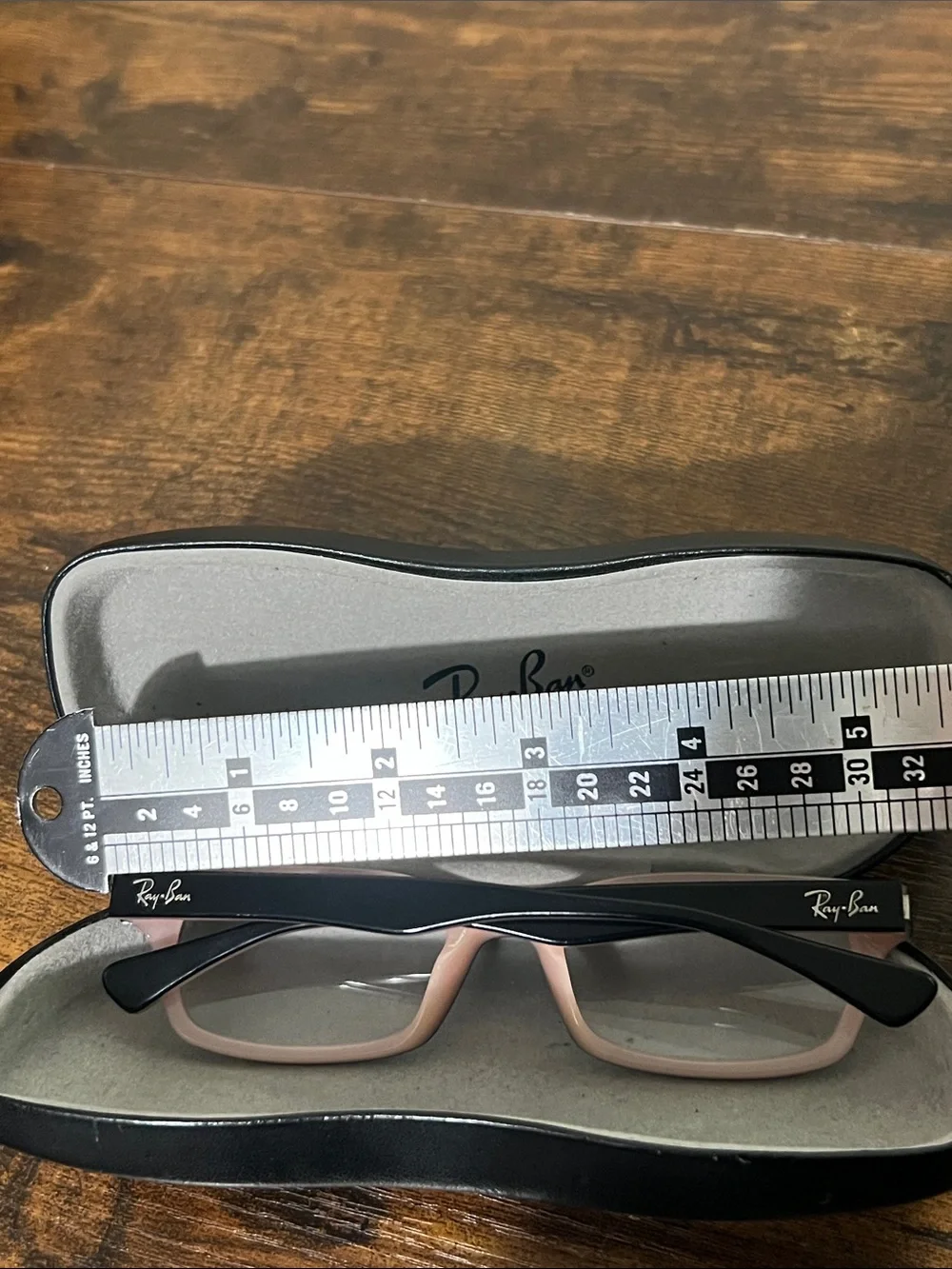 Ray-Ban Black Frame Glasses with  Pink Temples RB 5150 5024 50[]19